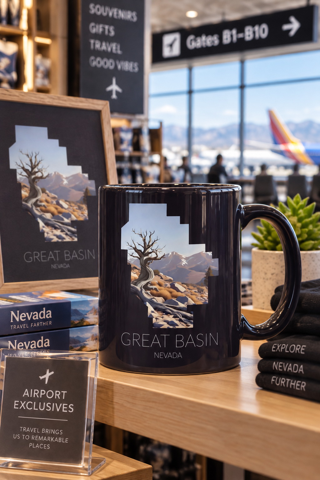 Great Basin National Park artwork applied to merchandise for a gift shop collection