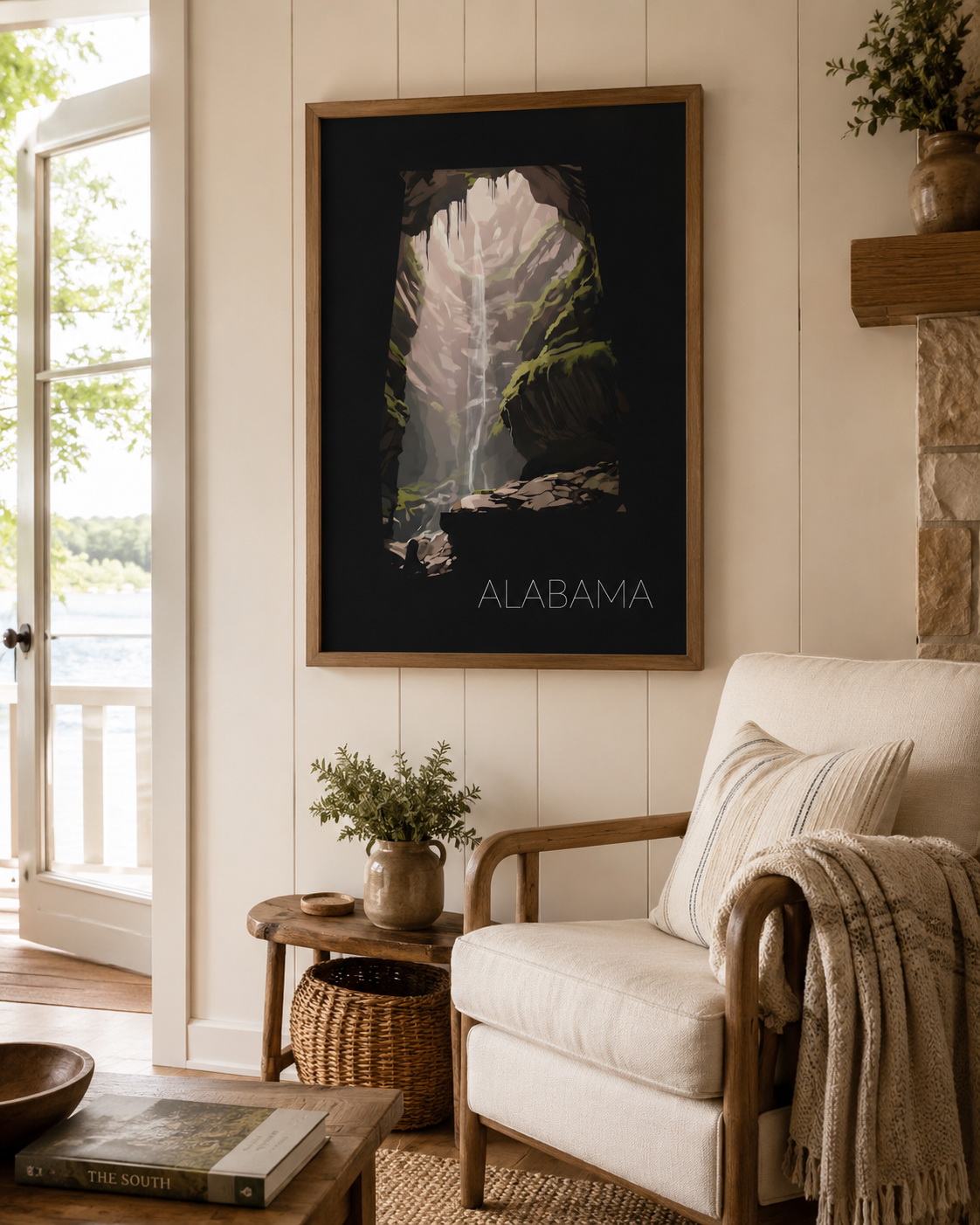 Alabama state artwork poster preview